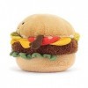 Jellycat Amuseable Burger - L: 11 cm x l: 11 cm x h: 11 cm