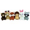 JEMINI KIDIMOLS Animaux DE LA Foret Peluche +/- 14CM : Castor, CERF, Renard, Lapin, Raton-Laveur ET Herisson