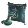 The Noble Collection Slytherin House Mascot & Cushion by Officially Licensed 13in 34cm Harry Potter Toy Dolls Slytherin Sna