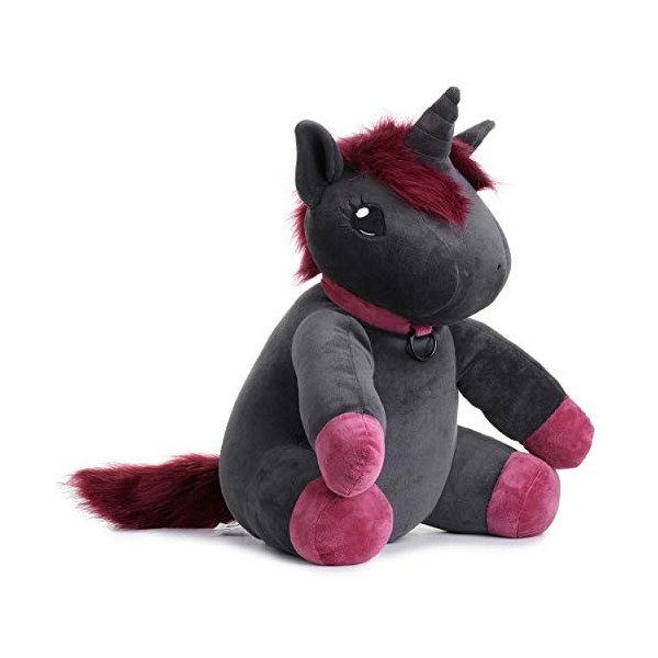 corimori - Ruby La Licorne Punk XL Peluche Garçon Fille 45 cm Noir