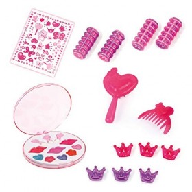 Bayer Design 90088AA Tête à Coiffer et Maquiller, Charlene Super Model avec Accessoires pour Cheveux et Maquillage, Longs Che