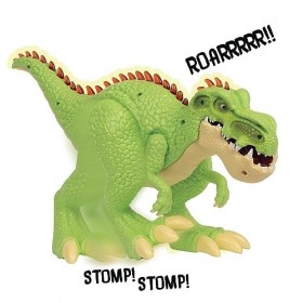 GIGANTOSAURUS, Dinosaure, Personnage de 30 cm, avec Effets sonores et Lumineux, Jouet pour Enfants à partir de 3 Ans, GIOCHI 