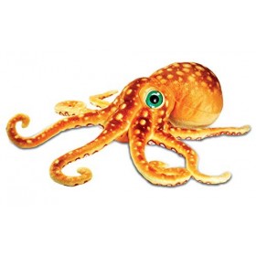 Katerina Prestige Peluche Pieuvre Orange - 50 cm