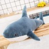 EZLAM 15-140 cm Géant Mignon Requin en Peluche Jouet Doux Animal en Peluche Lecture Oreiller pour Cadeaux danniversaire Cous