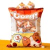 Oreiller De Collation De Pudding De Chat Mignon, 8 Mini PoupéEs Incluses, Sac DOreiller Moelleux, Oreiller De Collation, Ani