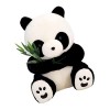 Toyvian Poupée Panda Adorable - Peluche en Forme Animal en Peluche Ours Pandas Oreiller Animal Réaliste Peluche Nouvel an Chi