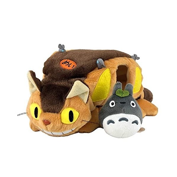 Studio Ghibli Chat en Peluche Bus avec Totoro 24Cm