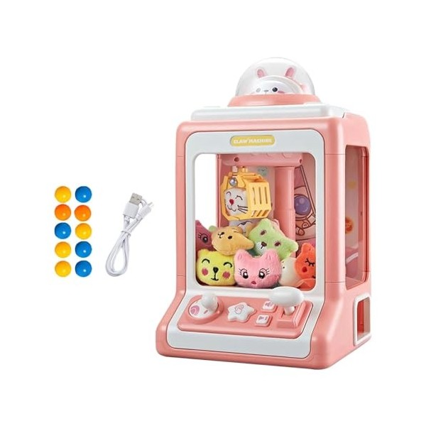 MagiDeal Machine à Griffes, Clip De Poupee pour Fille, Jouets Musicaux Electrique Bricolage pour Enfants, Vous Pouvez Ajouter