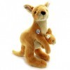 Doudou kangourou avec bébé en peluche Highgie - Bizz