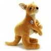 Doudou kangourou avec bébé en peluche Highgie - Bizz