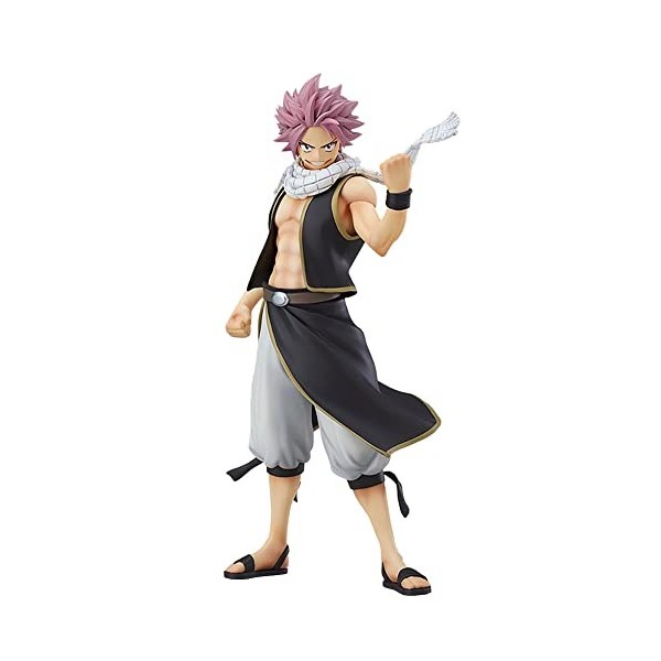 Figurine Natsu Dragneel de 10 cm - Tête mobile et interchangeable - Accessoires de poupée - Ornements de poupée + 20 cm - Per