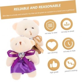 Toyvian 30 Pièces Ours Poupée Pendentifs De Sac Ours en Peluche Porte-clés Animaux en Peluche Ours De Graduation 2021 Porte-c