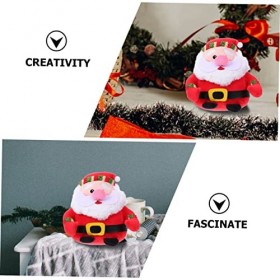 ibasenice 3 Pièces Le Père Noël Remplisseur De Sac De Noël Poupée De Père Noël en Peluche De Noël Figurines De Père Noël en P