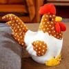 GagaLu Coq Peluche Jouet géant Peluche Poulet poupée Animal Oreiller Amusant Maison Coussin décoration Enfants Cadeaux d’Anni