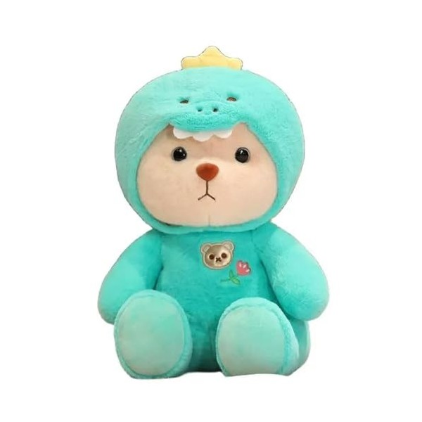 EacTEL Ours en Peluche Mignon, Cochon, Dinosaure, Peluche, Peluche Chapeau de Dessin animé, Ours Peluche Cadeau de Noël pour 