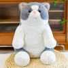 PaMut Mignon Jouet en Peluche Kawaii Dessin animé Chat Peluche Animal Oreiller Peluche Fille Cadeau d’Anniversaire 40cm 1