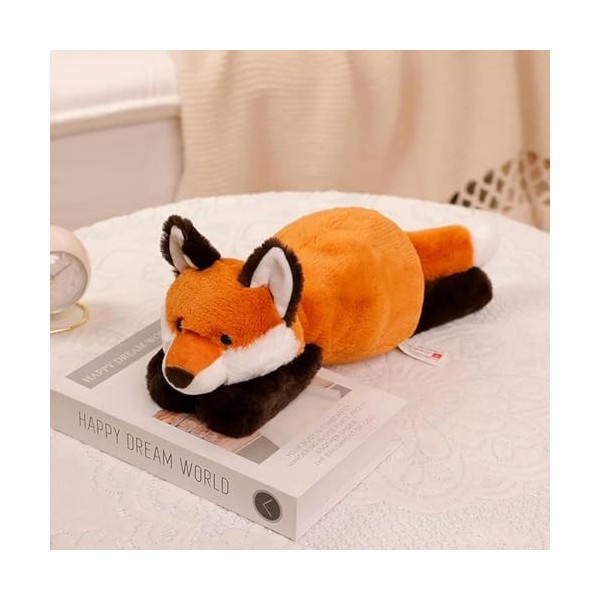 SaruEL Coussin Renard Kawaii Paresseux Raton Laveur Peluche Peluche Animal Peluche Jouet Enfants Fille Cadeau décoration 65cm