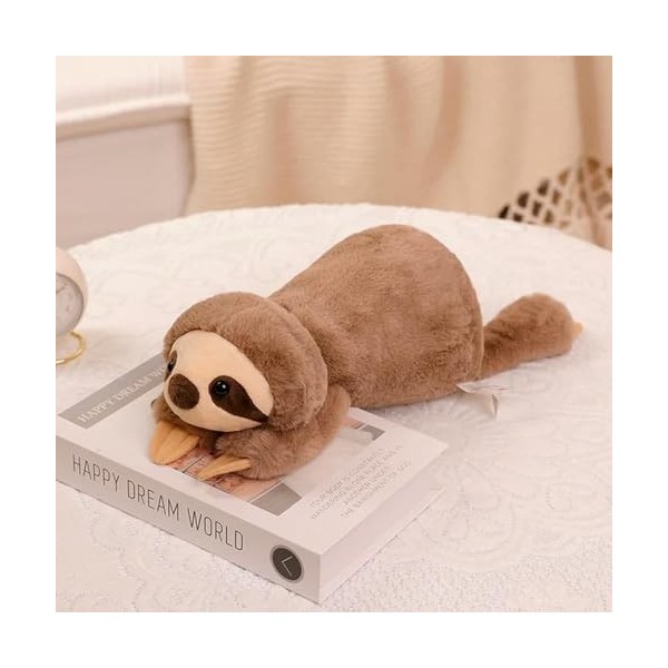 SaruEL Coussin Renard Kawaii Paresseux Raton Laveur Peluche Peluche Animal Peluche Jouet Enfants Fille Cadeau décoration 65cm