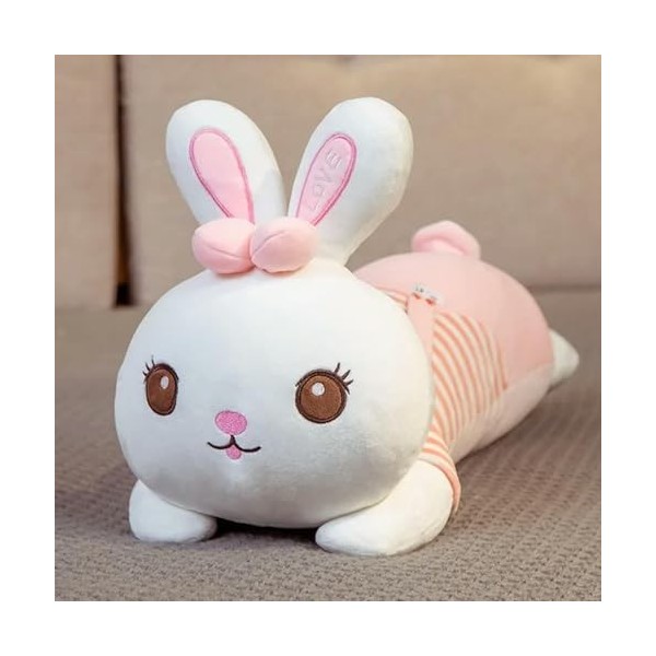 Haute Qualité Lapin en Peluche Long Oreiller Doux en Peluche Dessin Animé Animal Lapin Poupée Saint Valentin Cadeau pour Fill
