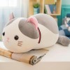 Chat Peluche Jouet Animal Créatif Kawaii Chat Doux Oreiller De Bureau Oreiller De Sommeil Enfants en Peluche Cadeau Poupée 50