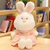 Kawaii Mignon Lait Lapin avec Floral Jupe Animal Cartoon Lapin en Peluche Jouet Coussin Cadeau D’Anniversaire 65cm 2