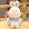 Kawaii Mignon Lait Lapin avec Floral Jupe Animal Cartoon Lapin en Peluche Jouet Coussin Cadeau D’Anniversaire 65cm 2