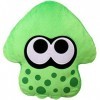 Nintendo Splatoon 2 Squid Coussin – Vert fluo – Peluche officielle San-Ei