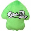 Nintendo Splatoon 2 Squid Coussin – Vert fluo – Peluche officielle San-Ei