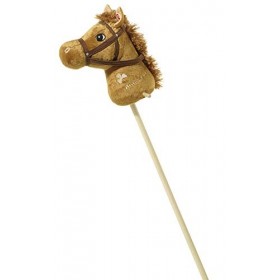 Bibi & Tina 740679-Steckenpferd Amadeus Animal en Peluche, 740679, Marron