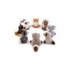 Trudi - 29904 - Peluche - Lapin - Blanc Marron - 16 Cm