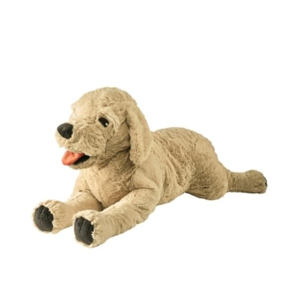 Jouets en peluche Mignon chien de guérison dormir cadeau danniversaire Labrador jaune chien poupée en peluche chien poupée c