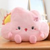 EacTEL Nuage Peluche Oreiller Mignon Arc-en-Ciel Nuage Peluche Créatif Peluche Coussin Décoration Maison Enfants Cadeaux 45CM