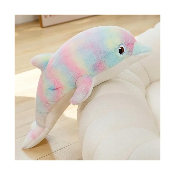 Mignon Dauphin en Peluche Jouets Poisson De Mer Poupée Animal Oreiller Peluche Coussin Doux Poupées De Sommeil pour Cadeaux D