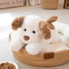 EacTEL Kawaii Chiot poupée Peluche Jouet Doux Moelleux Chien Dessin animé Animal décor à la Maison Oreiller Enfants Anniversa