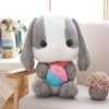 Mignon lop Lapin en Peluche Jouet Lapin en Peluche Poupée Diplômé Jour De Noël Fille Enfants Cadeau Anniversaire Cadeau De No