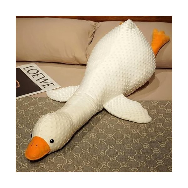 Peluche D'oie Blanche 50-190cm, Jouet Mignon, énorme Canard Kawaii, Oreiller De Sommeil, Coussin En Peluche Doux, Poupée, Cadeau D'anniversaire Pour