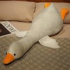 SaruEL 3D Oie Peluche Jouet Géant Oiseau Canapé Coussin Chambre Décoration Oie Poupée Enfants Anniversaire Cadeaux De Noël 90