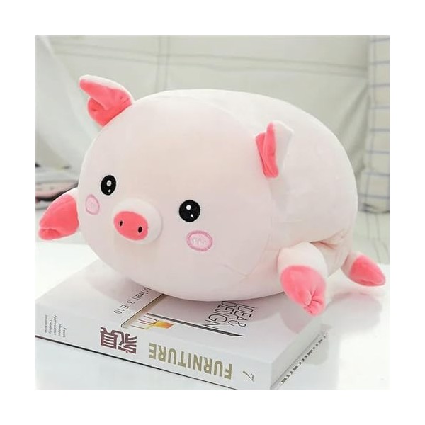 PaMut Cochon Mignon en Peluche Jouet Oreiller Doux Coton Jouet Kawaii Animal poupée Home Decor Anniversaire Cadeau de Noël 60