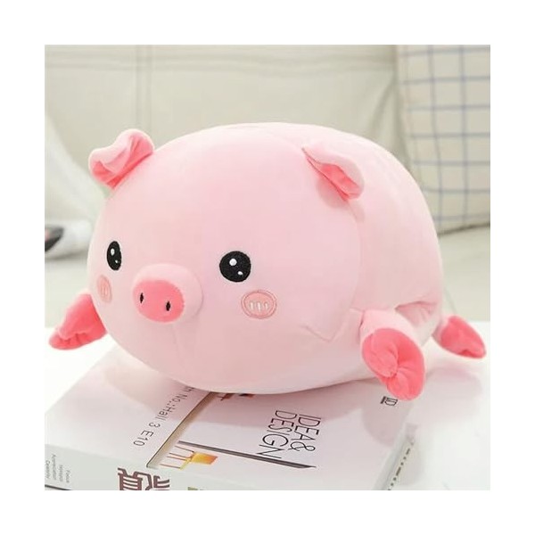 PaMut Cochon Mignon en Peluche Jouet Oreiller Doux Coton Jouet Kawaii Animal poupée Home Decor Anniversaire Cadeau de Noël 60