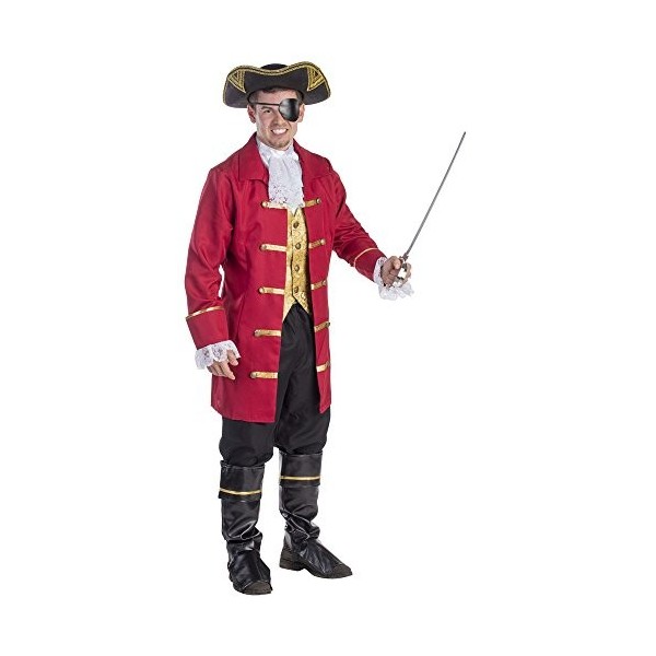 Dress Up America Elite Déguisement de capitaine pirate pour homme