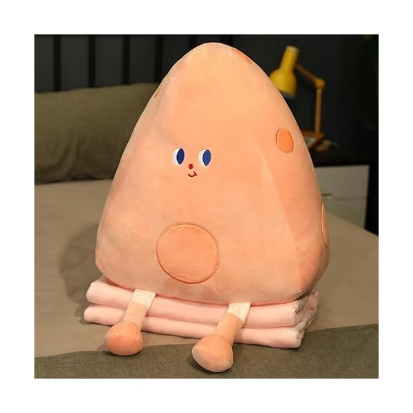 LfrAnk Kawaii Cheesecake Peluche Jouet créatif Nourriture Sangle d’Oreiller Fille Couverture canapé Coussin Peluche Mignon Ca