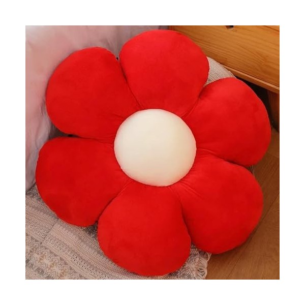 LfrAnk Coussin en Peluche de Fleurs colorées Coussin de pétale de Plante Confortable rempli de Fleurs Jouet Fille décoration 