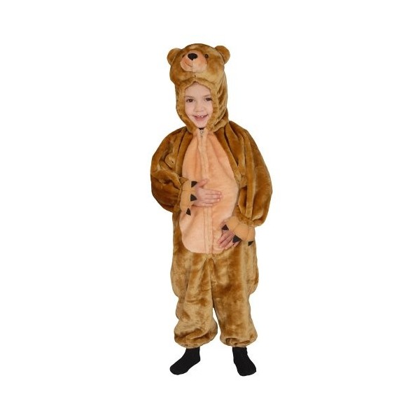 Dress Up America Ensemble De Costumes De Petit Ours Brun Câlin - Magnifique Ensemble Dhabillage Pour Jeu De Rôle - Costume D