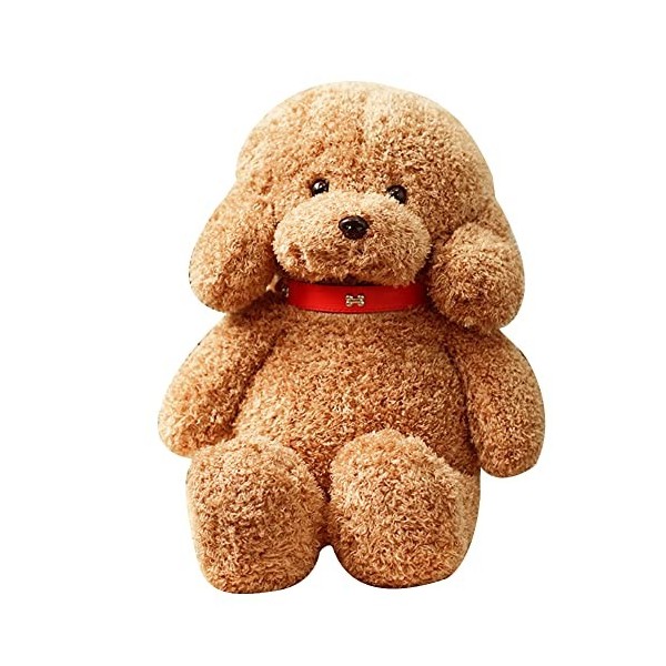 JAWSEU Peluche Teddy, Chien en Peluche, Jouet de Chien de Simulation Réaliste, Teddy Peluche pour Chien Chien en Peluche Doux