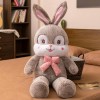 KiLoom Cartoon Conejo de orejas largas y ojos Grandes Lapin Animal traversant Peluche Jouet Oreiller poupée Grand Yeux à Long