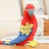 Perroquet Mignon réaliste Peluche Animaux Jouets Kawaii Oiseau poupées Enfants Filles Cadeaux d’Anniversaire Cadeaux de Noël 