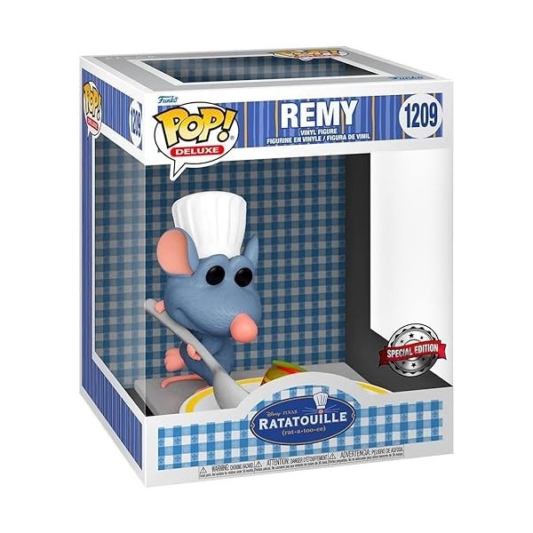 Funko Pop! Deluxe: Disney - Remy with Ratatouille - Figurine en Vinyle à Collectionner - Idée de Cadeau - Produits Officiels 