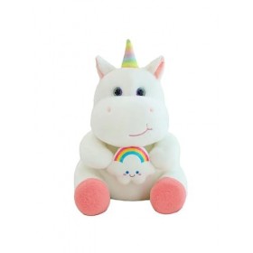 Nouvelle Licorne avec Un Arc-en-Ciel en Peluche Jouets en Peluche Animal Peluche Coussin Doux Poupée Oreiller Mignon Cadeau D