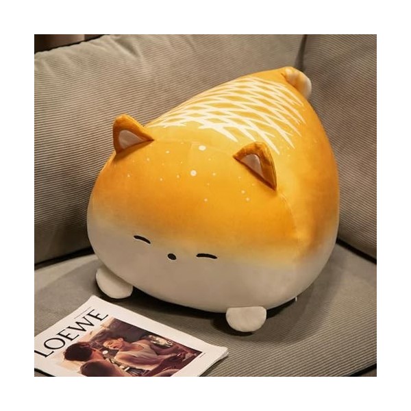 NOpinz Mignon Pain Chat Peluche Jouet Gros Chaton poupée Peluche Moelleux Ananas Oreiller Enfants Jouet Cadeau d’Anniversaire
