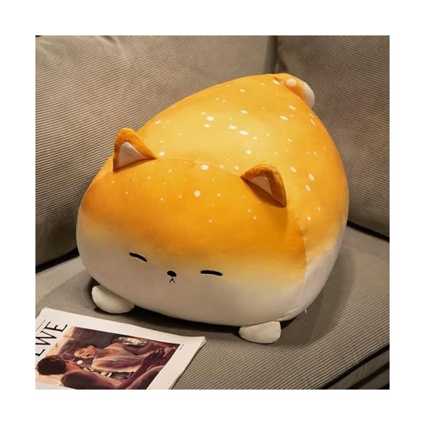 NOpinz Mignon Pain Chat Peluche Jouet Gros Chaton poupée Peluche Moelleux Ananas Oreiller Enfants Jouet Cadeau d’Anniversaire